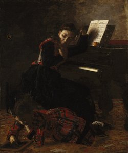 ev sahnesi by Thomas Eakins